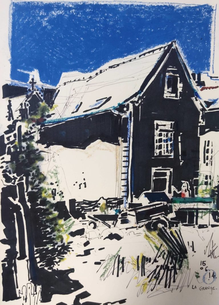 Quimperlé la longère vue d'artiste